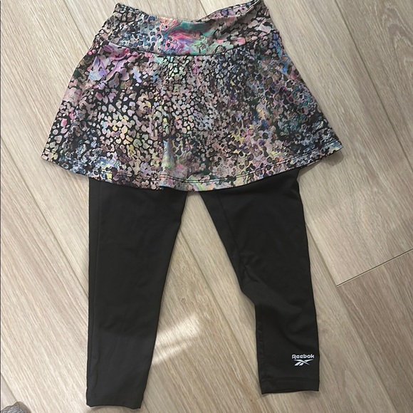 Reebok Black Leggings Athletic Bottoms - Picture 1 of 6